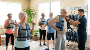Weighted vests for seniors