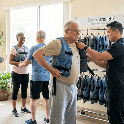 Weighted vests for seniors