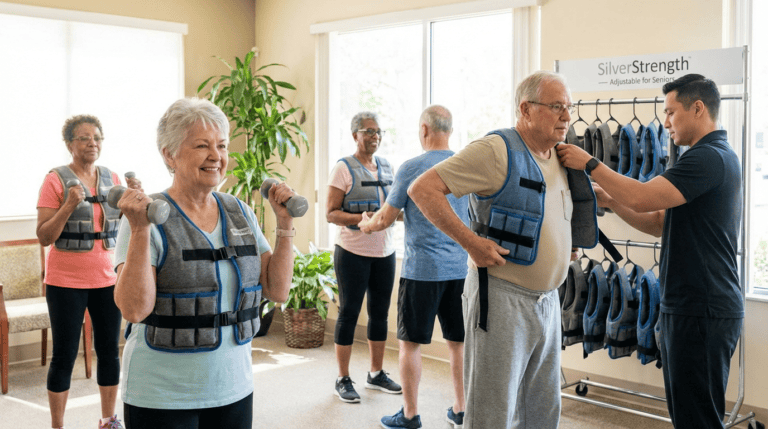 Weighted vests for seniors